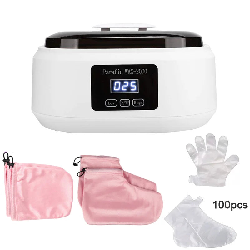 Professional Paraffin Wax Bath Warmer for Hands and Feet Spa - 28