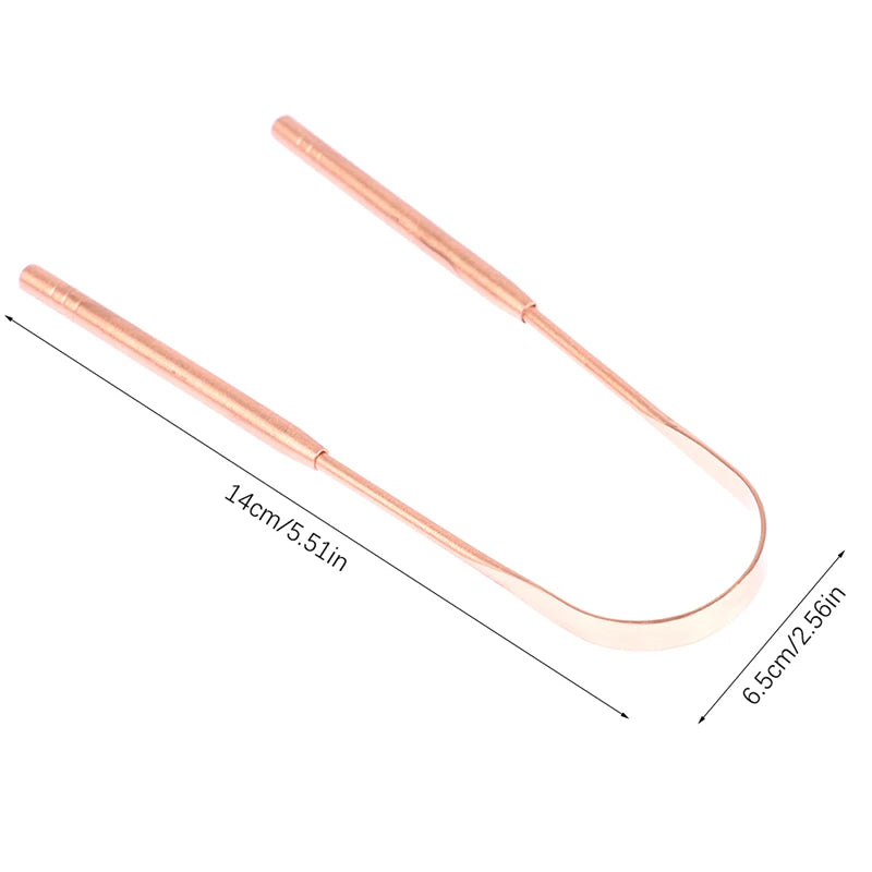 Copper Tongue Scraper for Fresh Breath and Oral Hygiene - 6