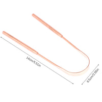 Copper Tongue Scraper for Fresh Breath and Oral Hygiene