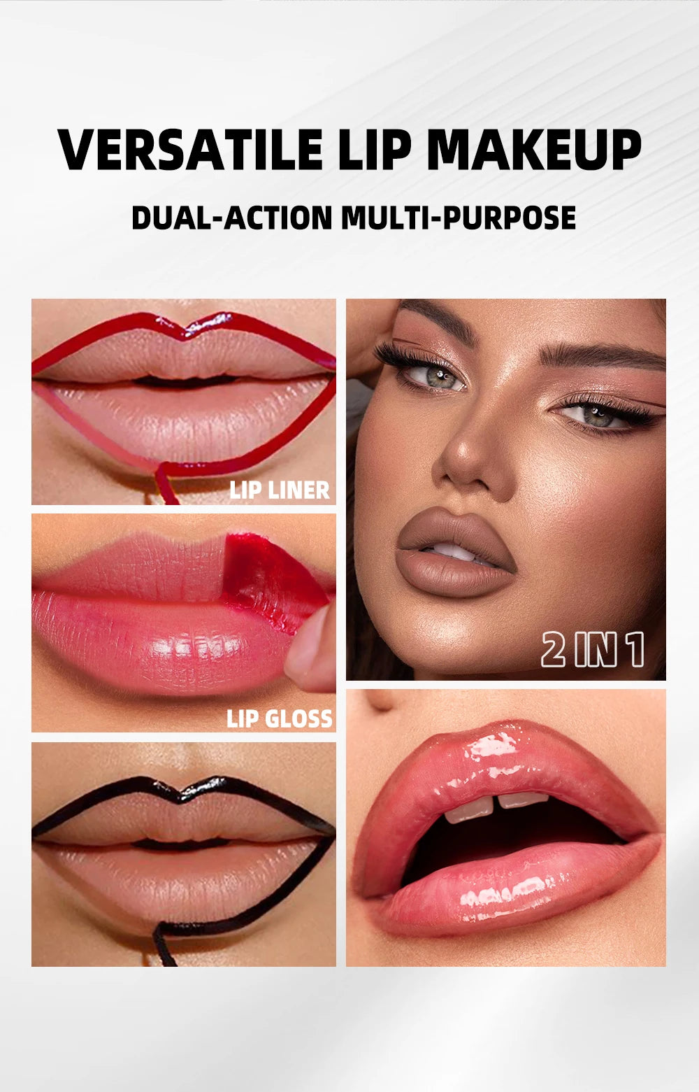 Waterproof Peel-Off Matte Lip Liner Stain - 10