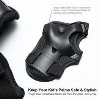 7-Piece Kids Protective Gear and Helmet Set