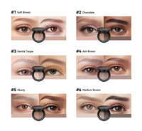 Dual-Tone Waterproof Eyebrow Powder for Natural Definition