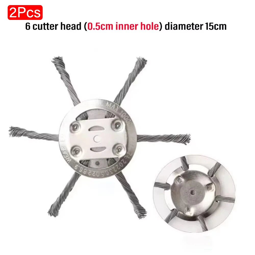Steel Wire Weed Trimmer Head for Garden Maintenance - 15