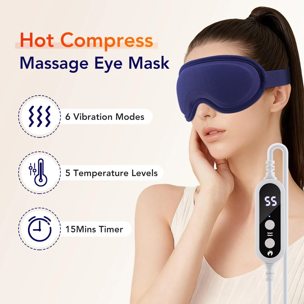 3D Heated Eye Massager for Relief and Sleep - 7