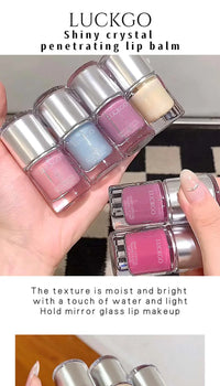 Hydrating Crystal Mirror Lip Gloss for Long-Lasting Shine