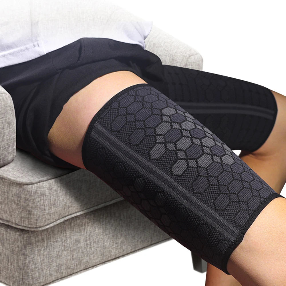 Thigh Compression Sleeve for Muscle Support and Pain Relief - 11