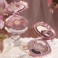 5-Color Pressed Glitter Eyeshadow Palette