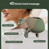 Wireless Hand-Shaped Trapezius and Neck Massager