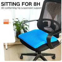 Ergonomic Honeycomb Gel Seat Cushion for Pain Relief
