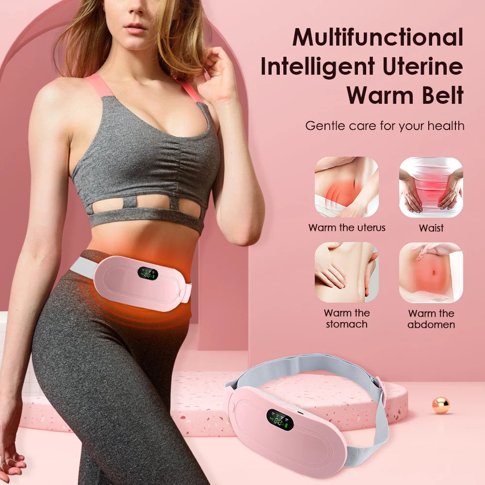 Electric Heating & Massage Belt for Menstrual Cramp Relief - 4