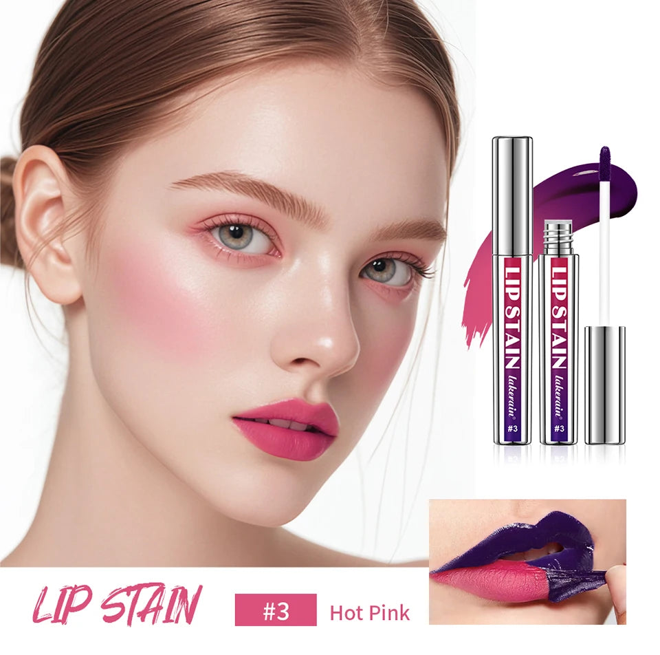 3-Piece Waterproof Peel-Off Lip Stain Set - 10