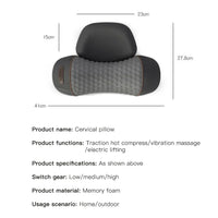 Cervical Neck Traction & Heating Massage Pillow