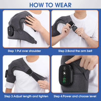 Heated Vibration Massage Brace for Shoulder and Joint Pain