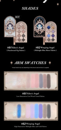 Nine-Color Angel Themed Eyeshadow Palette