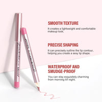 Long-Lasting Waterproof Matte Lip Liner Set
