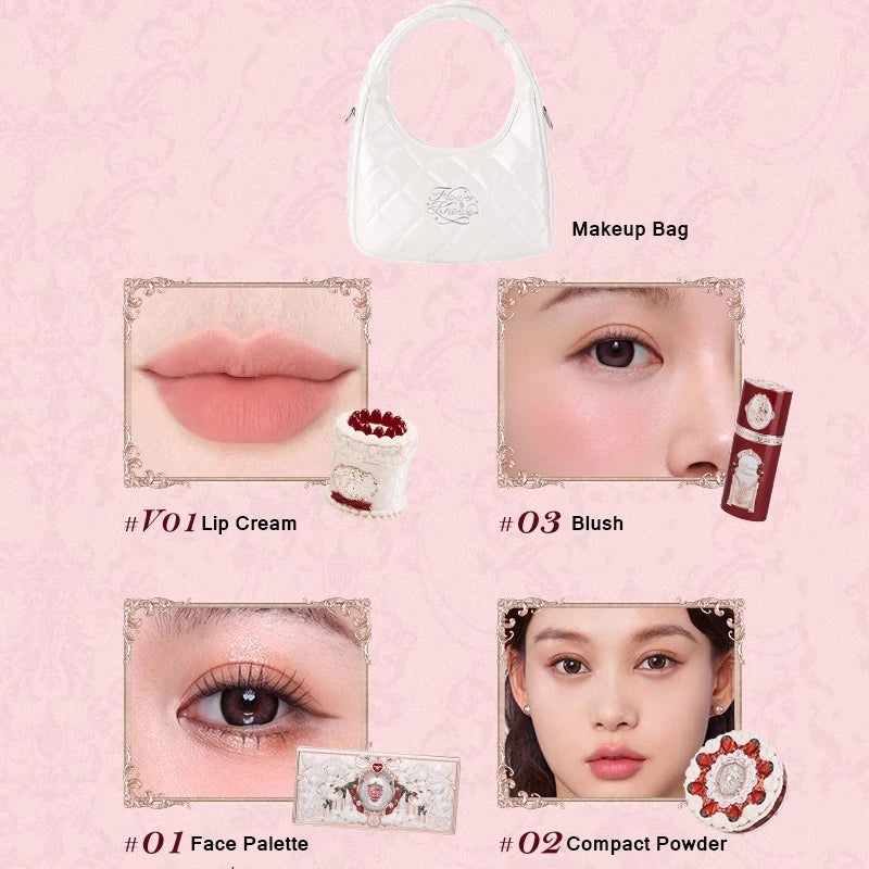 Romantic Strawberry Cupid Makeup Gift Set - 20