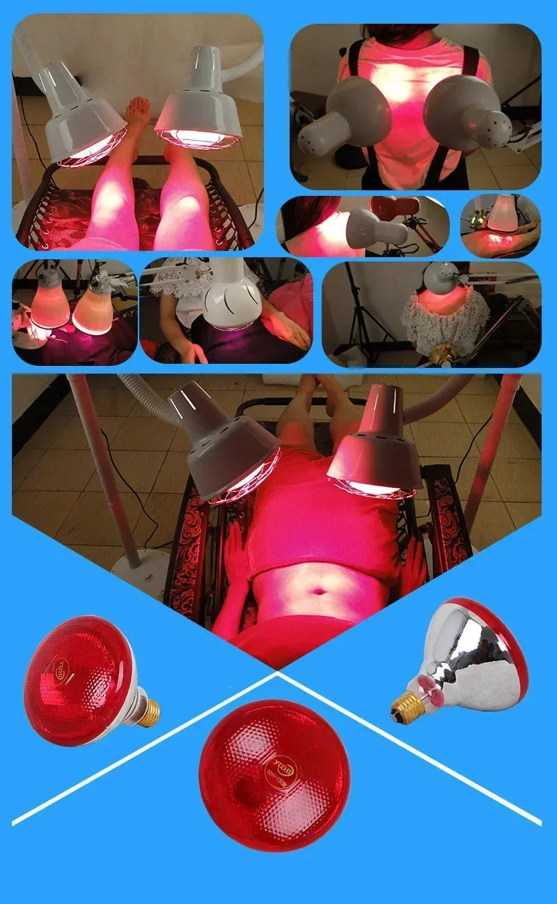 Infrared Red Light Therapy Bulb for Pain Relief & Muscle Recovery - 10