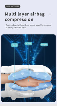 Electric Heated Hand Massager with Air Compression