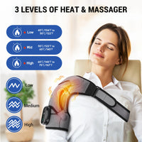 Electric Heated Shoulder Massage Brace with Vibration