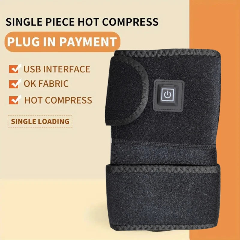 Heated Knee Support Brace for Joint Pain Relief - 10