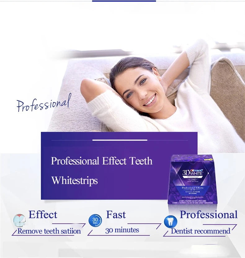 Professional Teeth Whitening Strips for At-Home Use - 9
