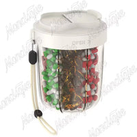 7-Day Portable Pill Organizer Cup for Vitamins and Supplements