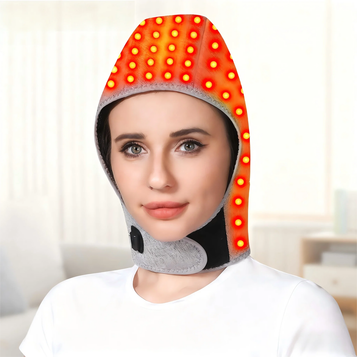 Red Light Therapy Heating Hat for Head and Neck Pain Relief