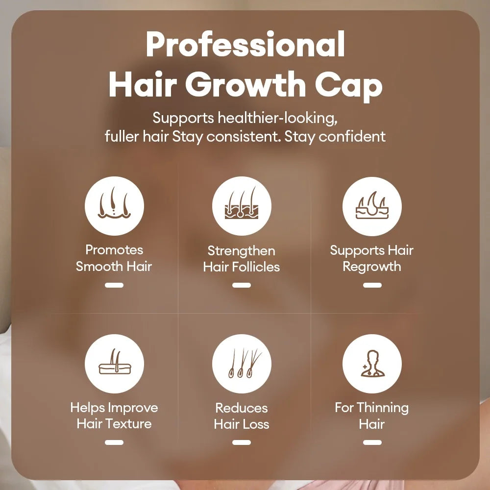 Red Light Therapy Hair Regrowth Cap - 11