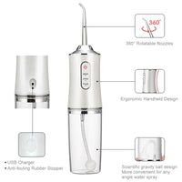 Portable Electric Water Flosser for Deep Teeth Cleaning