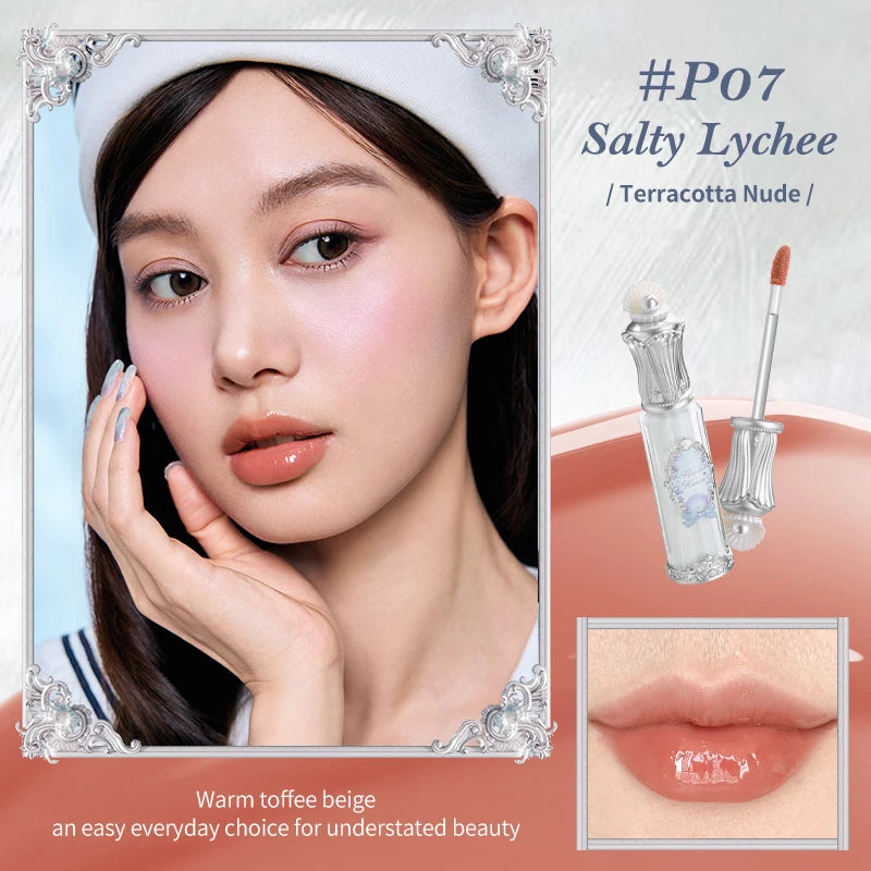 Nourishing Tinted Lip Glaze for Hydrated Glossy Lips - 32