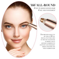 Painless Electric Eyebrow Trimmer & Facial Hair Remover