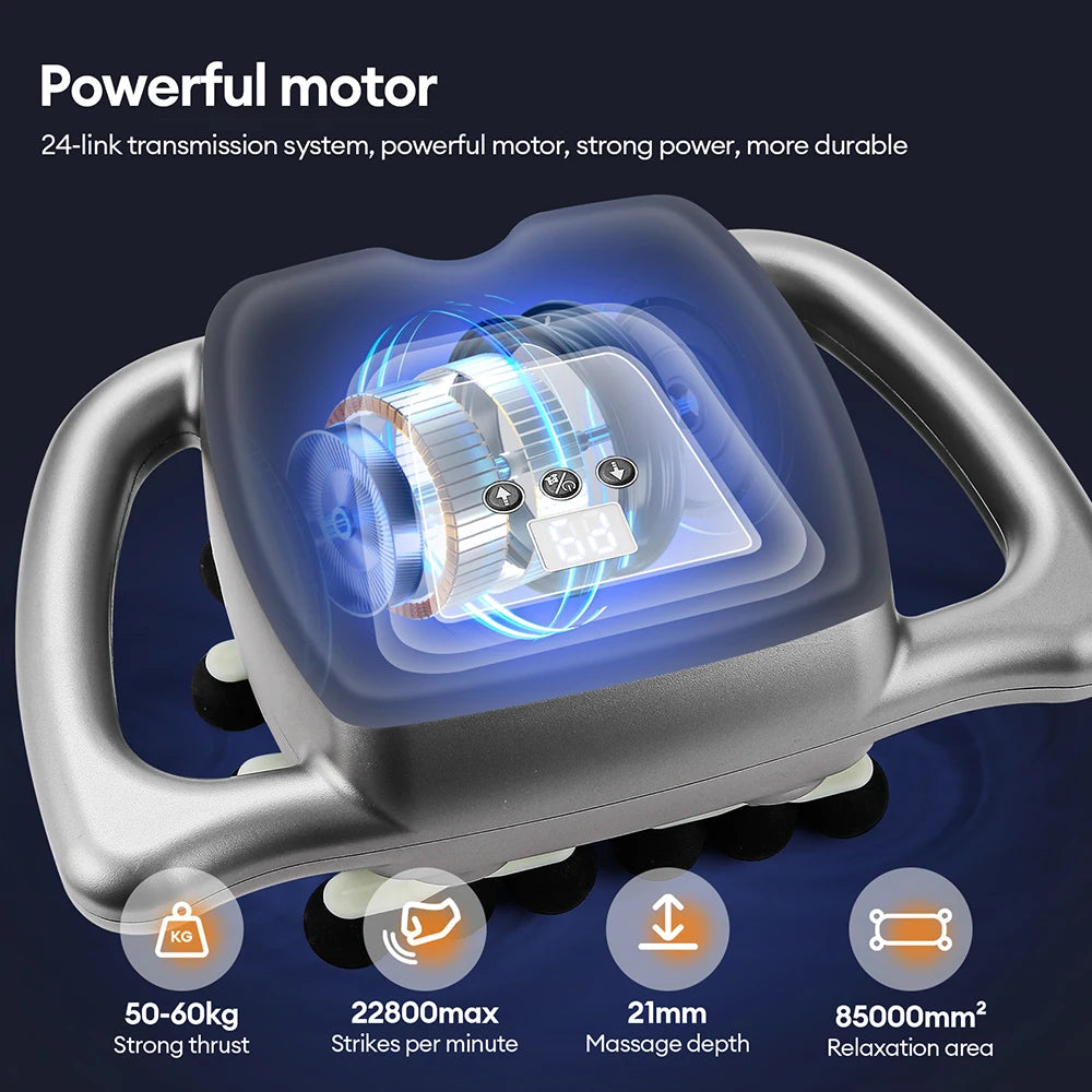 42-Head Electric Muscle Recovery Massage Gun - 17