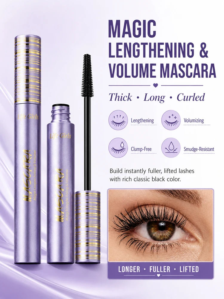 Waterproof Volumizing and Lengthening Mascara - 7