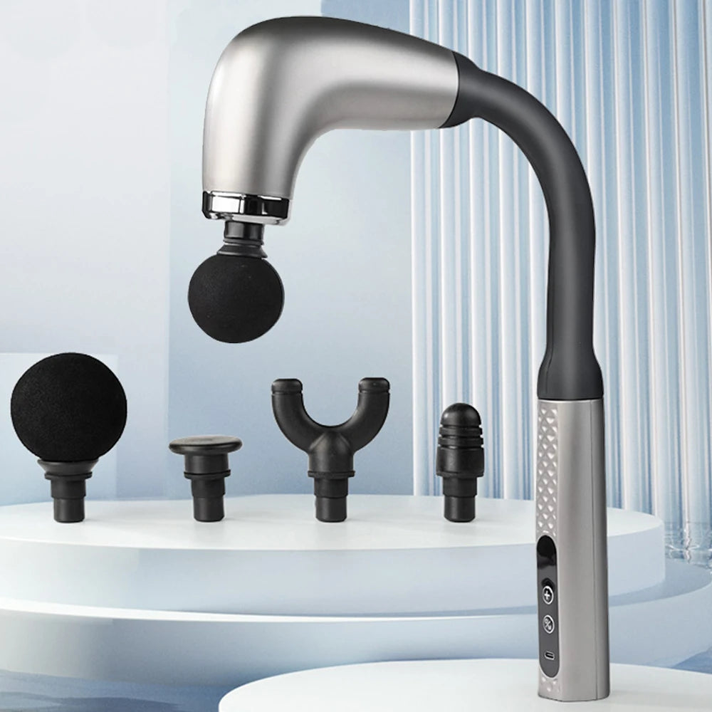 Extended Handle Back & Neck Massage Gun - 12
