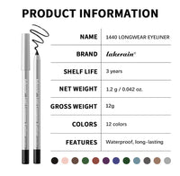 Long-Lasting Waterproof Eyeliner Pencil