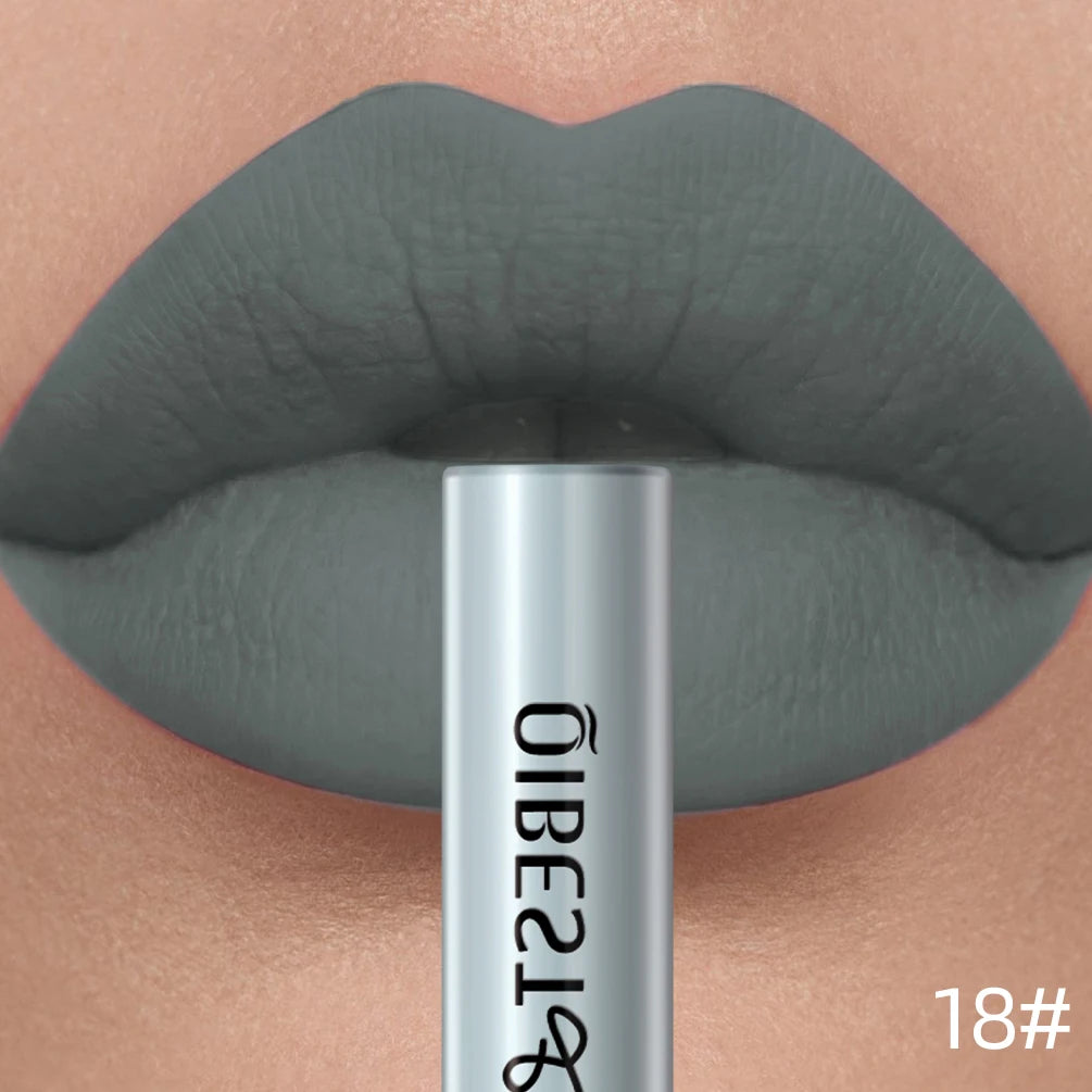 Long-Lasting Waterproof Velvet Matte Liquid Lipstick - 33