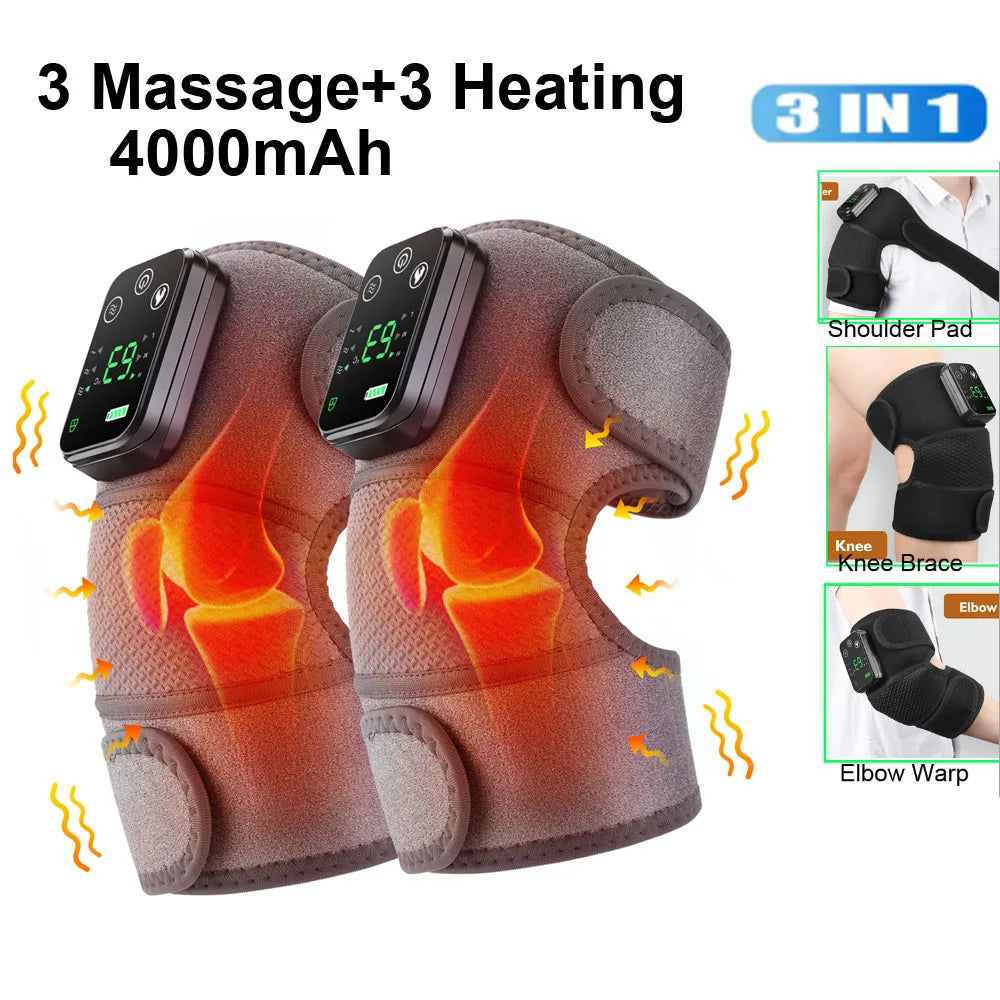 Heated Vibration Knee and Joint Massager - 52