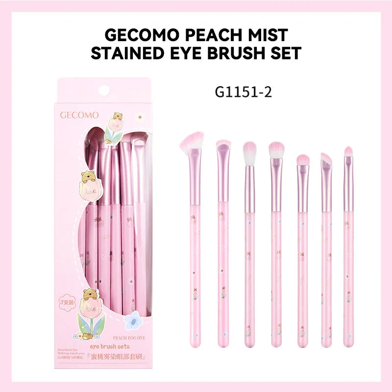 Professional 8-Piece Precision Eye Makeup Brush Set - 20
