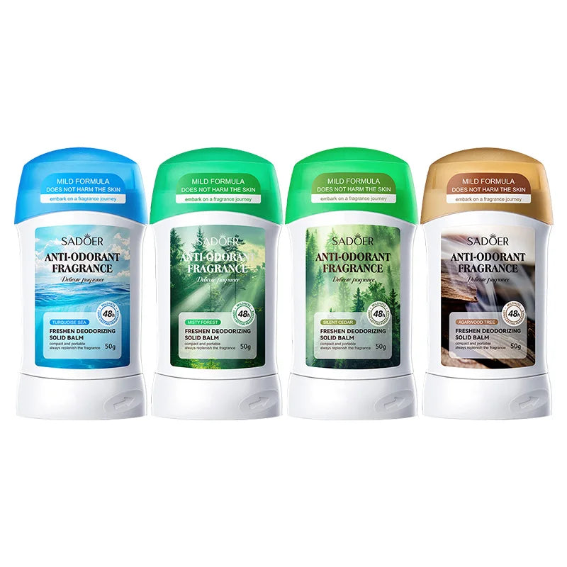 Long-Lasting Solid Fragrance Deodorant Balm - 1