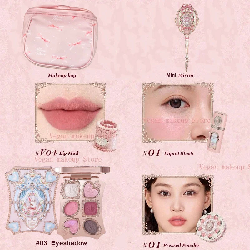 Strawberry Cupid Aesthetic Makeup Gift Set - 26