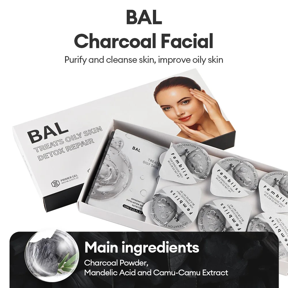 CO2 Oxygen Facial Treatment Capsule and Gel Kit - 35