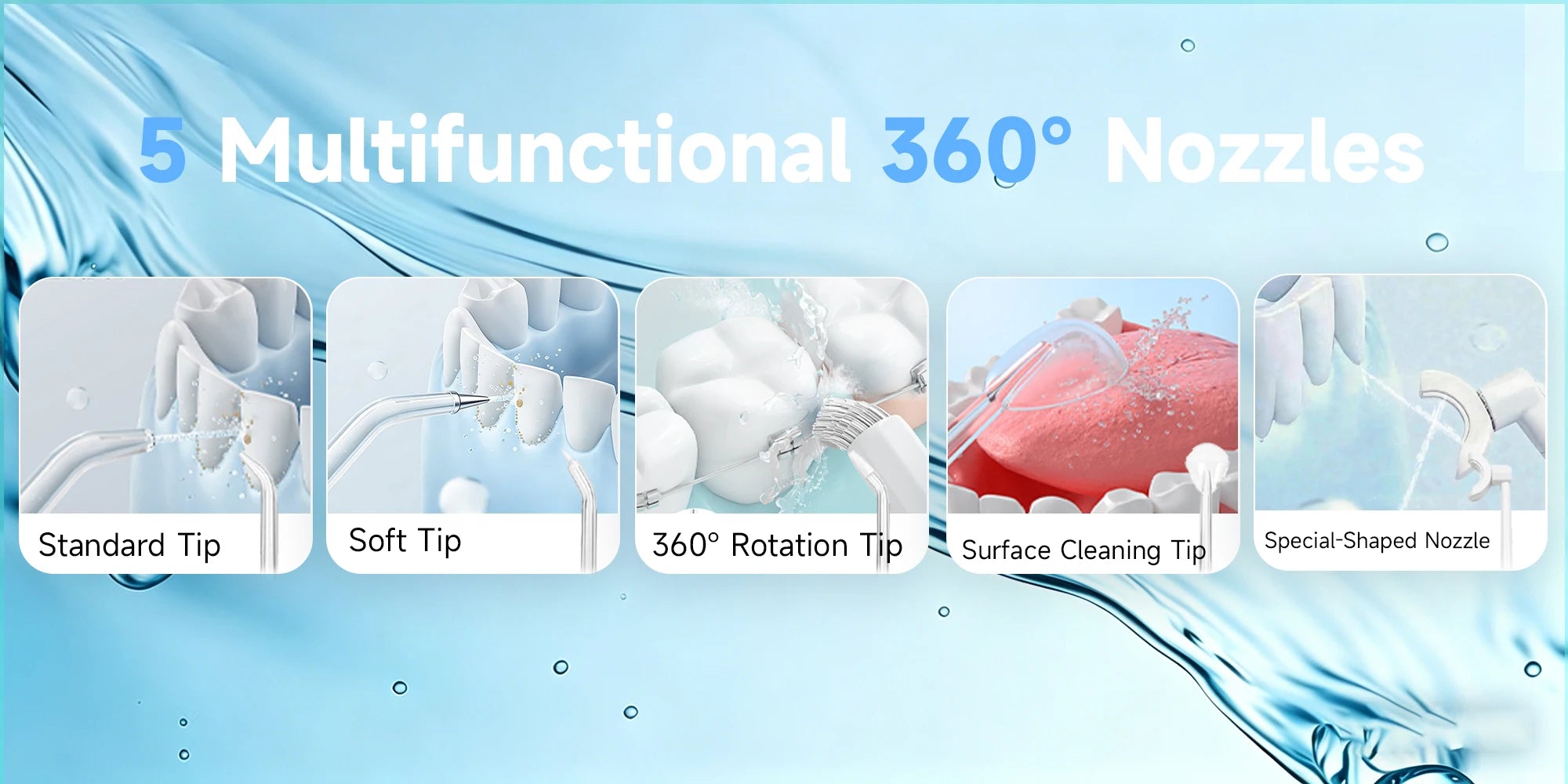 Portable Cordless Water Flosser for Deep Teeth Cleaning - 11