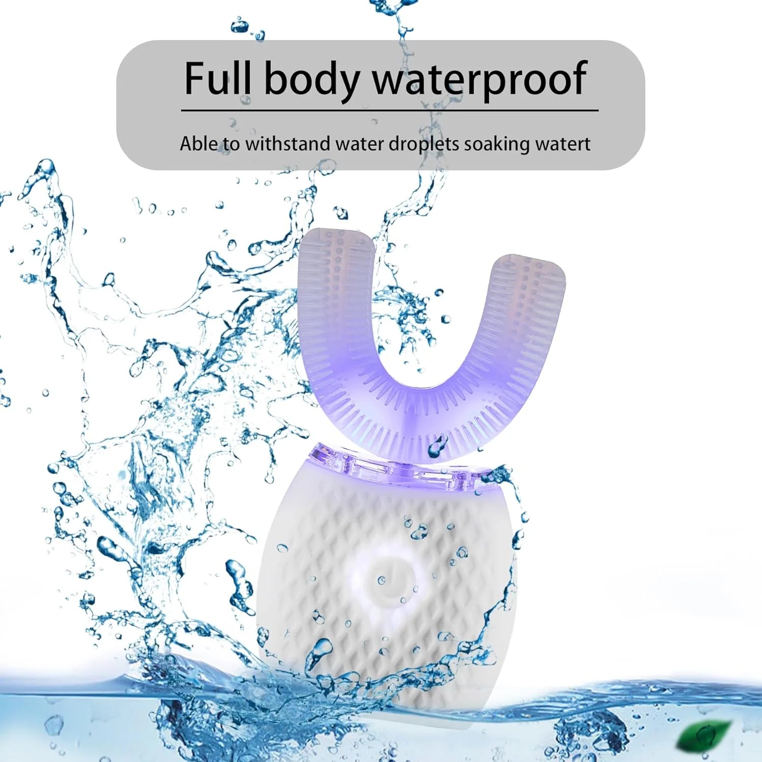 360-Degree Hands-Free U-Shaped Electric Toothbrush - 7