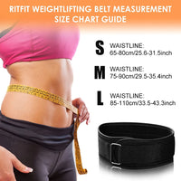 Self-Locking Weight Lifting Belt for Stability and Support