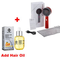 Electric Scalp Massager and Hair Serum Applicator Comb