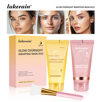 Overnight Peel-Off Collagen and Turmeric Face Mask Duo