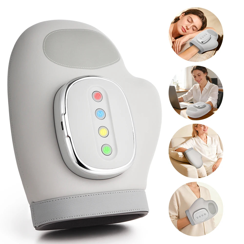 Electric Air Compression Hand Massager with Heat - 10