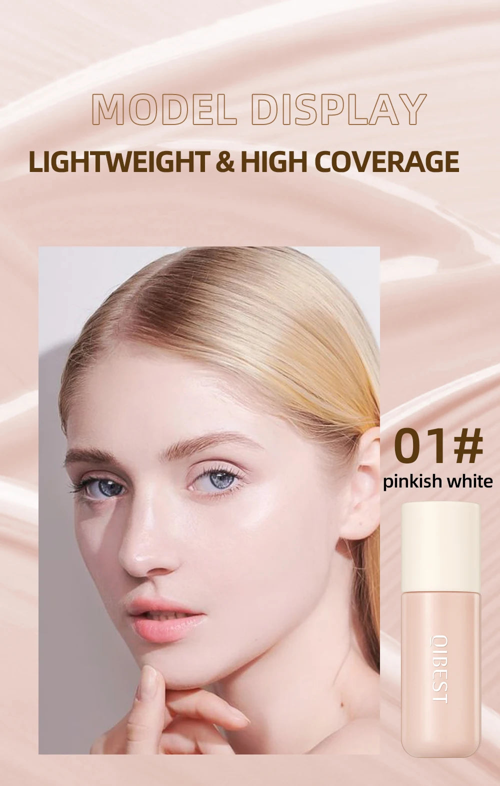 Waterproof Full Coverage Liquid Foundation - 13