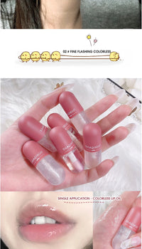 Hydrating Capsule Lip Gloss Set for Shiny Lips