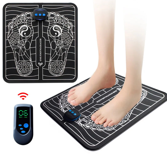 EMS Electric Foot Massage Mat for Pain Relief and Circulation